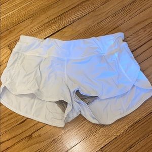 Lululemon white shorts